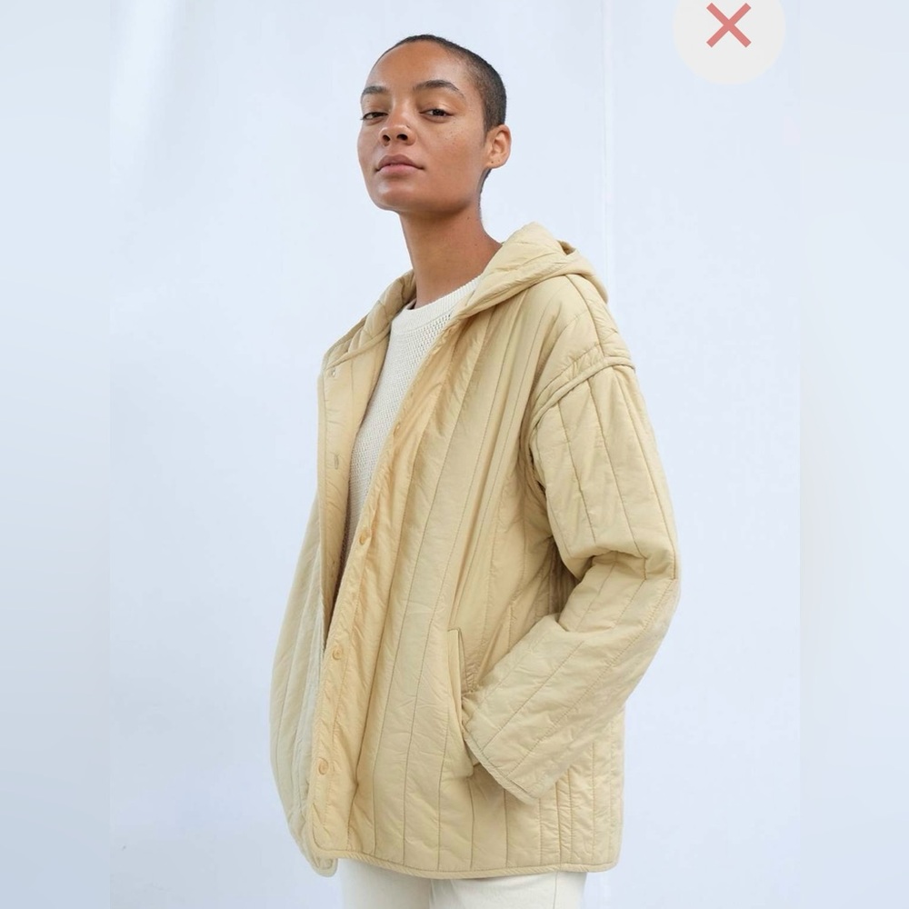 Micaela Greg Straight Quilted Jacket - Flax